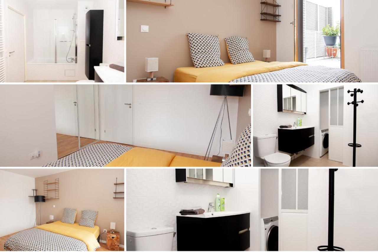 Appart Chic & Elegant-Metro 7 Leo-Lagrange+Parking 维勒瑞夫 外观 照片
