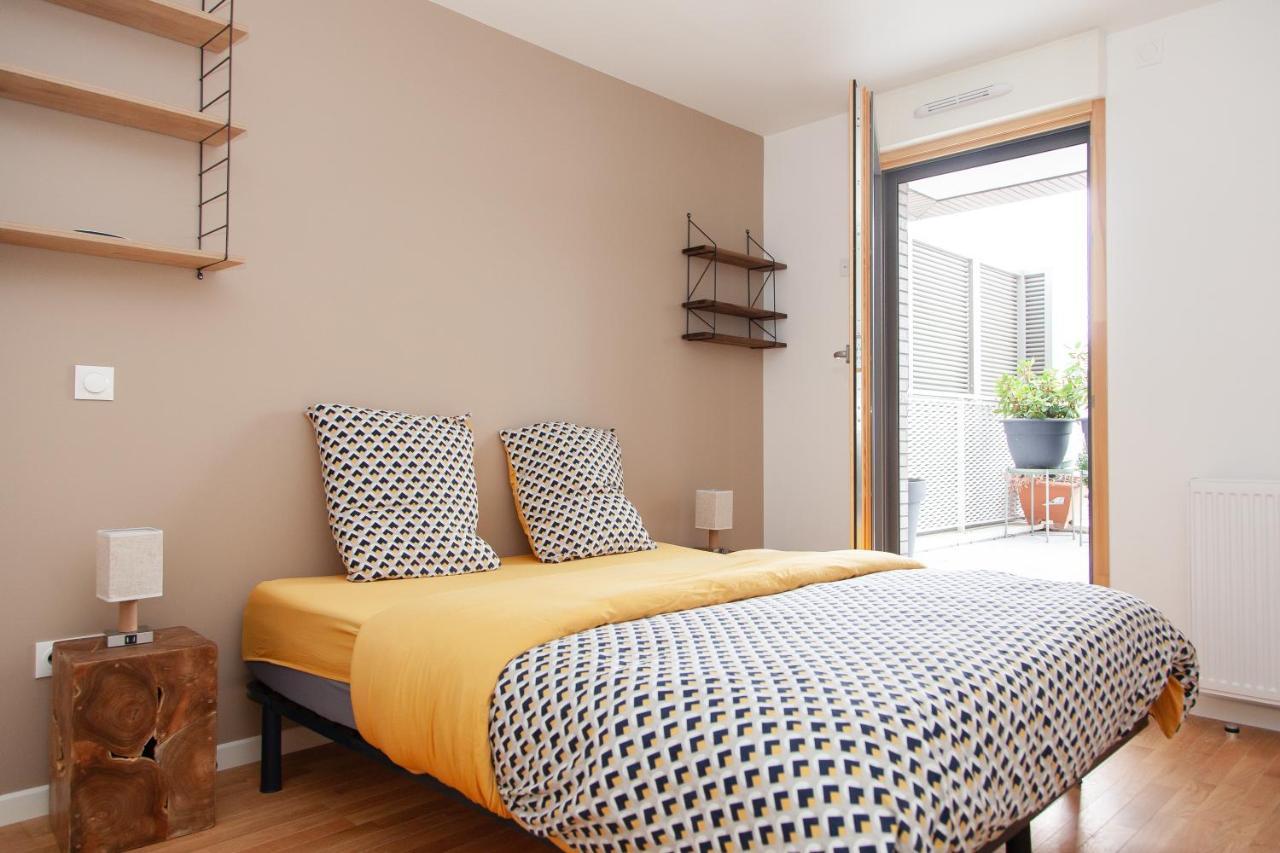 Appart Chic & Elegant-Metro 7 Leo-Lagrange+Parking 维勒瑞夫 外观 照片